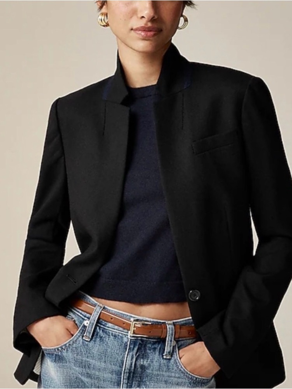 J.Crew Regent Blazer Women's Jacket - Classic Tailored Style Size 14